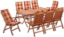 MERXX Garten-Essgruppe Maracaibo 8-tlg. Braun Polyester Bild 1