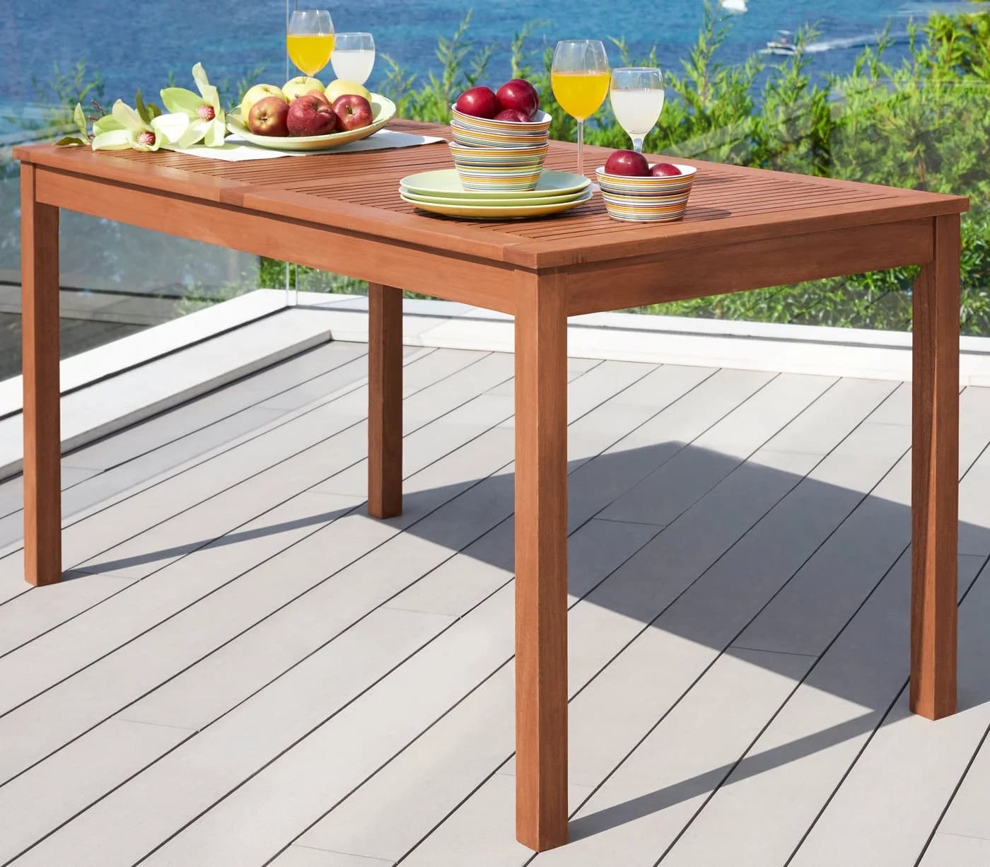 MERXX Gartentisch Montana Braun Eukalyptus Rechteckig - Bild 2