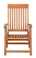 MERXX Gartensessel Comodoro Braun Eukalyptus Holz Verstellbar Klappbar Bild 2
