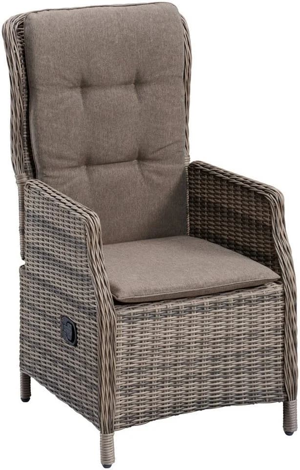MERXX Riviera Garten-Essgruppe 6-tlg. Beige Polyrattan mit Auflagen - Bild 3
