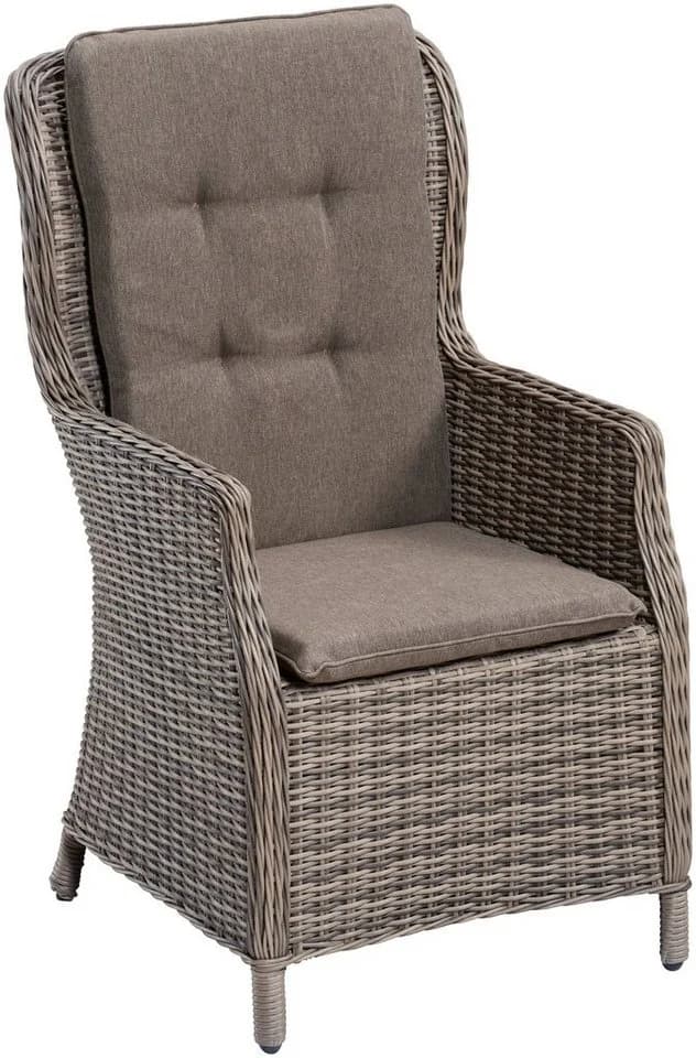 MERXX Riviera Garten-Essgruppe 6-tlg. Beige Polyrattan mit Auflagen - Bild 4