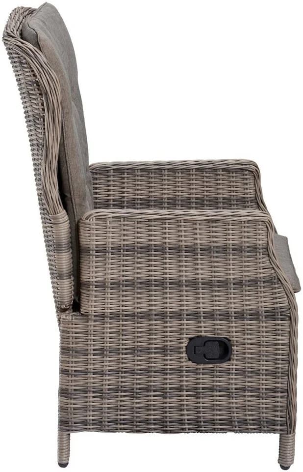 MERXX Riviera Garten-Essgruppe 6-tlg. Beige Polyrattan mit Auflagen - Bild 5