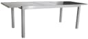MERXX Gartentisch Amalfi Ausziehbar Hellgrau Glas Aluminium Bild 4