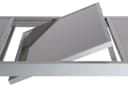 MERXX Gartentisch Amalfi Ausziehbar Hellgrau Glas Aluminium Bild 5