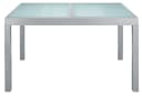 MERXX Lima Gartentisch Silber Ausziehbar Aluminium Glas Bild 1