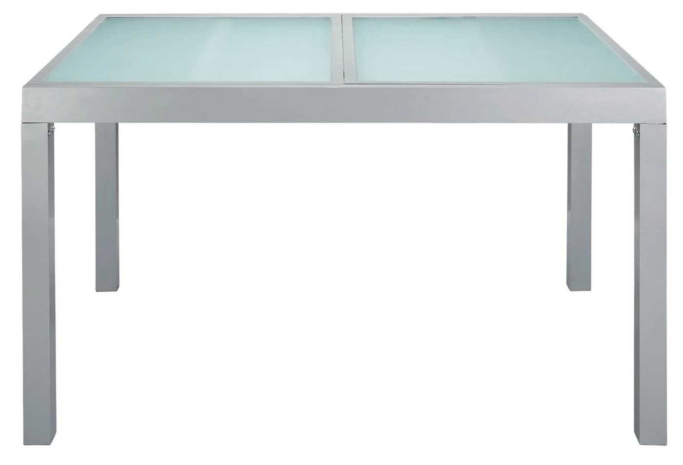 MERXX Lima Gartentisch Silber Ausziehbar Aluminium Glas