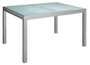 MERXX Lima Gartentisch Silber Ausziehbar Aluminium Glas Bild 2