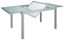 MERXX Lima Gartentisch Silber Ausziehbar Aluminium Glas Bild 3