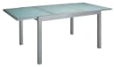 MERXX Lima Gartentisch Silber Ausziehbar Aluminium Glas Bild 4