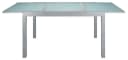 MERXX Lima Gartentisch Silber Ausziehbar Aluminium Glas Bild 5