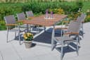 MERXX Garten-Essgruppe Naxos 7-tlg. Aluminium Bild 2