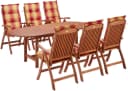 Garten-Essgruppe MERXX "Maracaibo" Braun Eukalyptusholz 6 Personen Bild 1