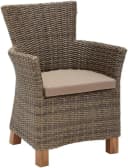 MERXX Garten-Essgruppe Toskana 6-tlg. Beige/Braun Aluminium Polyrattan Bild 4