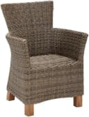 MERXX Garten-Essgruppe Toskana 6-tlg. Beige/Braun Aluminium Polyrattan Bild 5