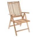 VCM Gartenstuhl Hochlehner Klappstuhl Teak Braun Bild 1