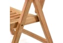 VCM Gartenstuhl Teak Hochlehner Klappstuhl verstellbar braun Bild 4