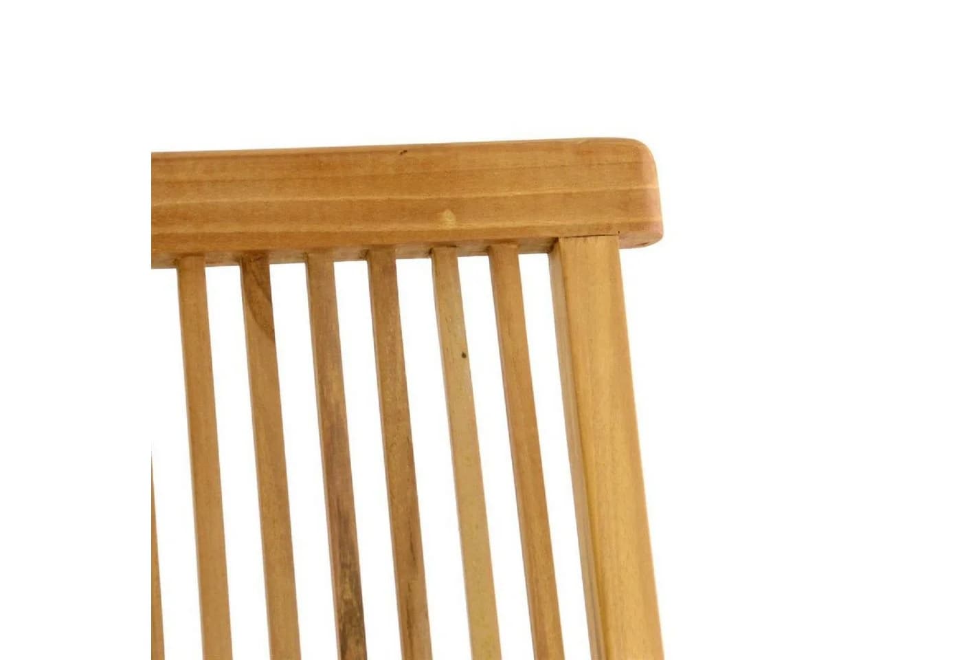 VCM 2er Set Gartenstuhl Teak Holz Klappbar Braun - Bild 2