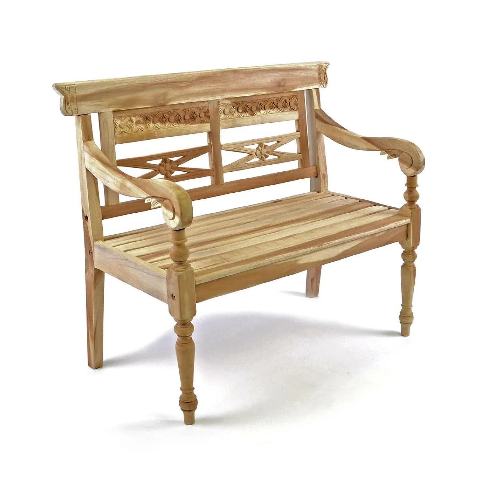 VCM 2-Sitzer Kinderbank Gartenbank antik Teak Holz
