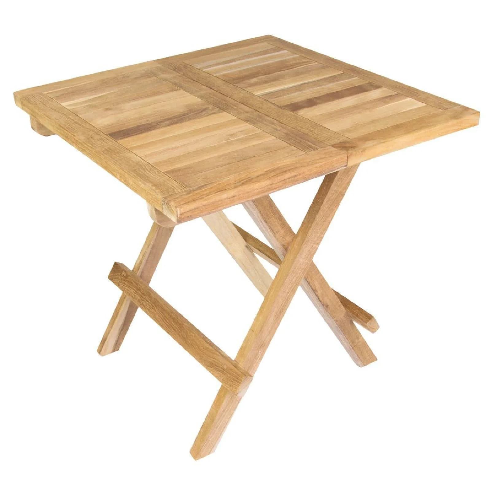 VCM Klapptisch Beistelltisch Teakholz Klappbar Garten - Bild 2