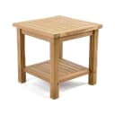VCM Beistelltisch Blumenhocker Teakholz behandelt Braun Bild 2