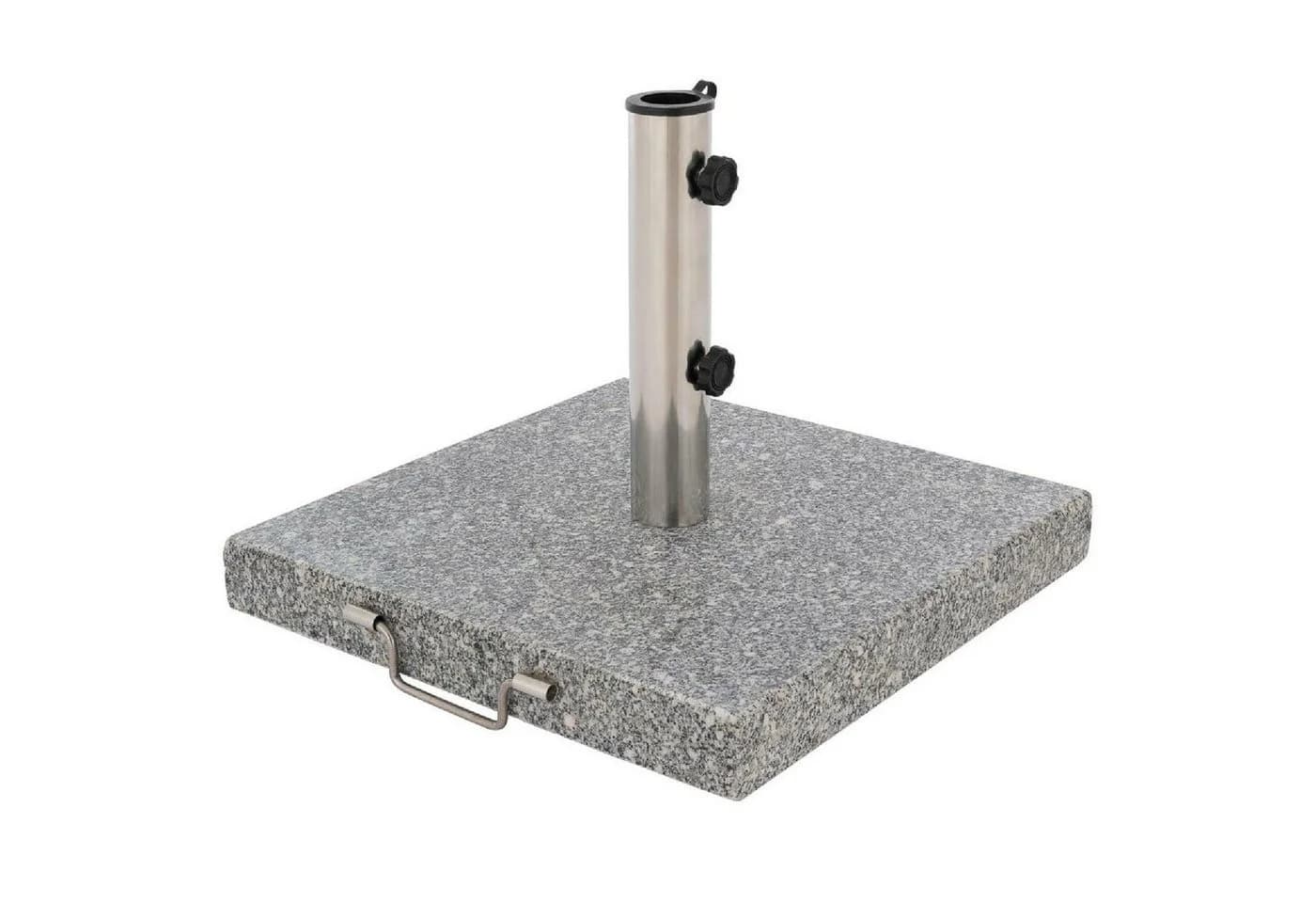 VCM Sonnenschirmständer 30 kg Granit Grau mit Rollen - Bild 2
