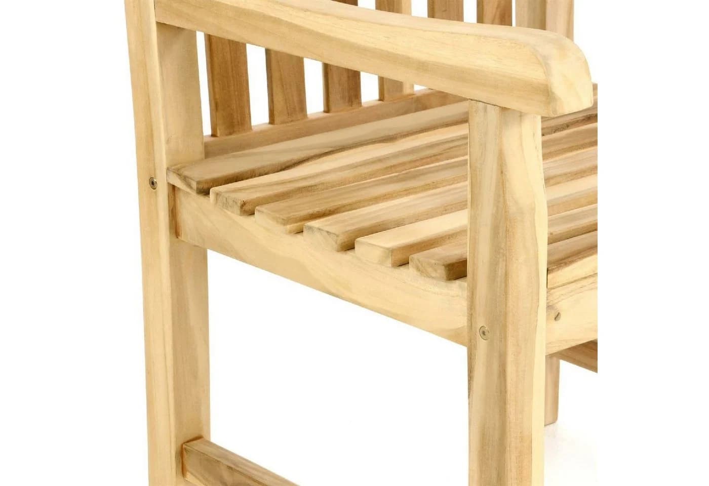 VCM Gartenstuhl Landhaus Teak Holz Braun Gartenmöbel - Bild 4