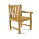 VCM Gartenstuhl Landhaus Teak Holz Braun Bild 1