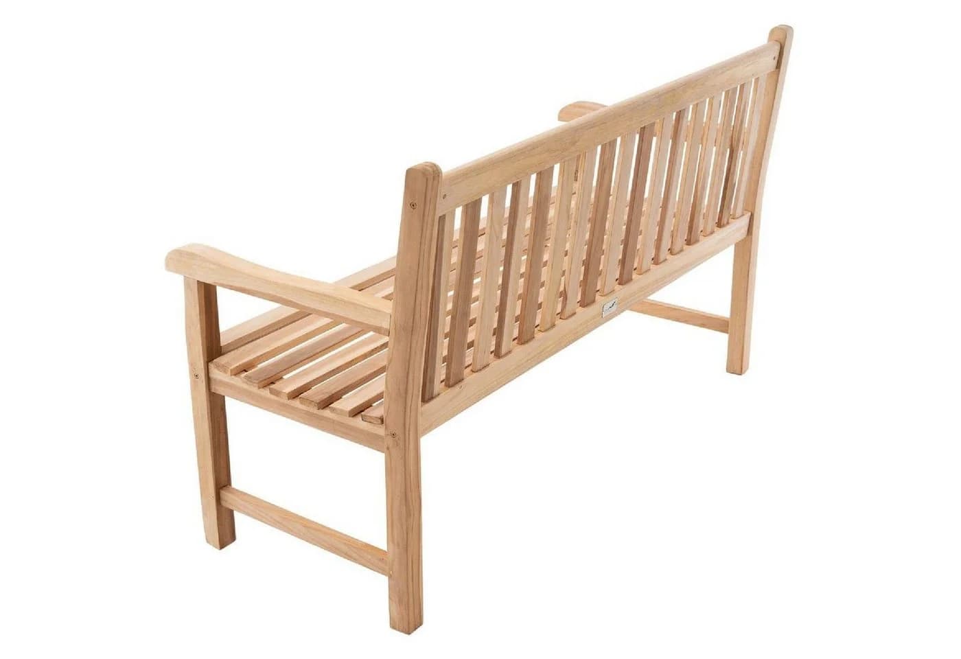 VCM 3-Sitzer Gartenbank Parkbank Teak Holz Landhausstil Braun - Bild 2