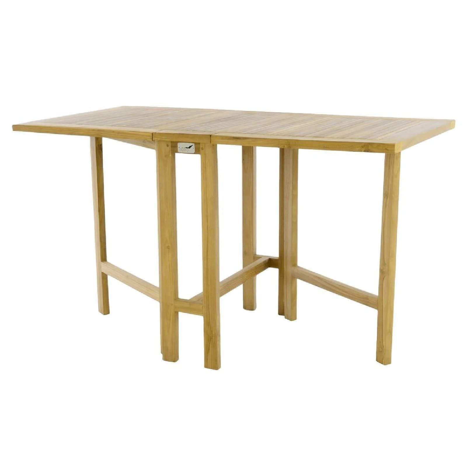 VCM Klapptisch Gartentisch Teak Holz Braun Faltbar - Bild 2