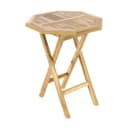 VCM Teak Gartentisch Klappbar Achteckig 60cm Natur Braun Bild 1