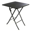 VCM Klapptisch Schwarz Rattan-Optik Garten Bild 1