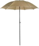 VCM Sonnenschirm 180 cm UV-Schutz Braun Bild 1