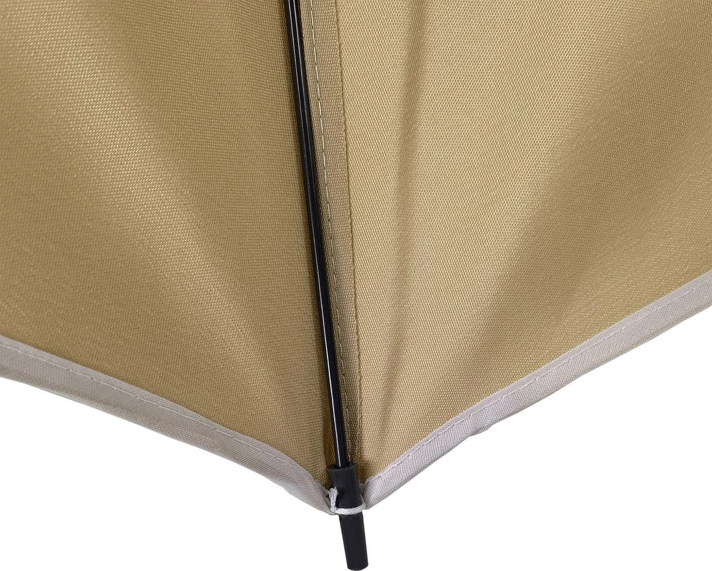 VCM Sonnenschirm 180 cm UV-Schutz Braun - Bild 4