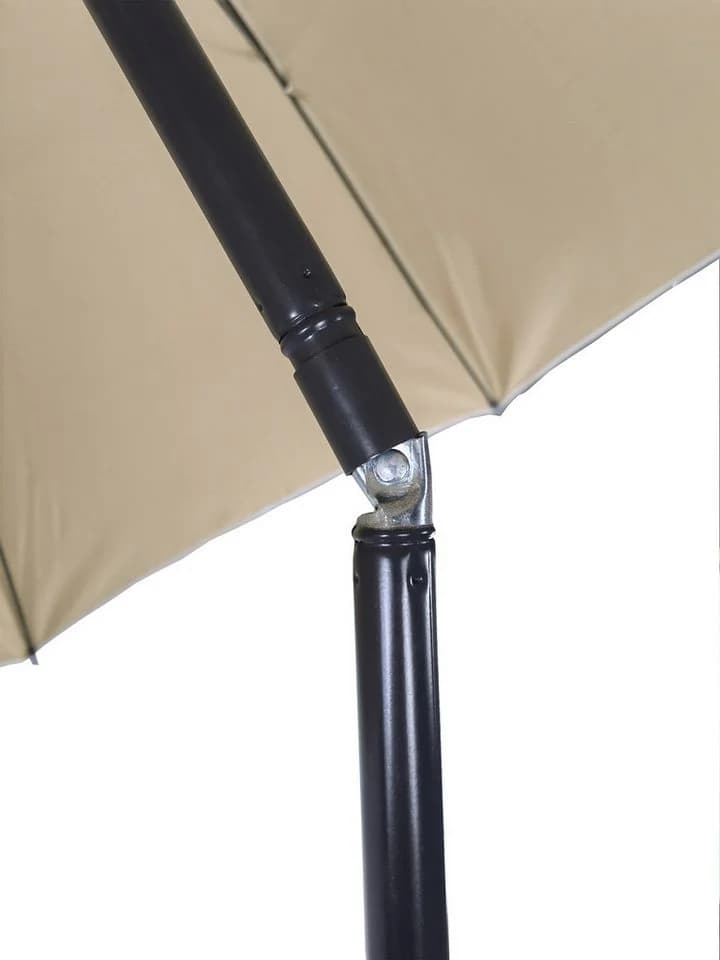 VCM Sonnenschirm 180 cm UV-Schutz Braun - Bild 5