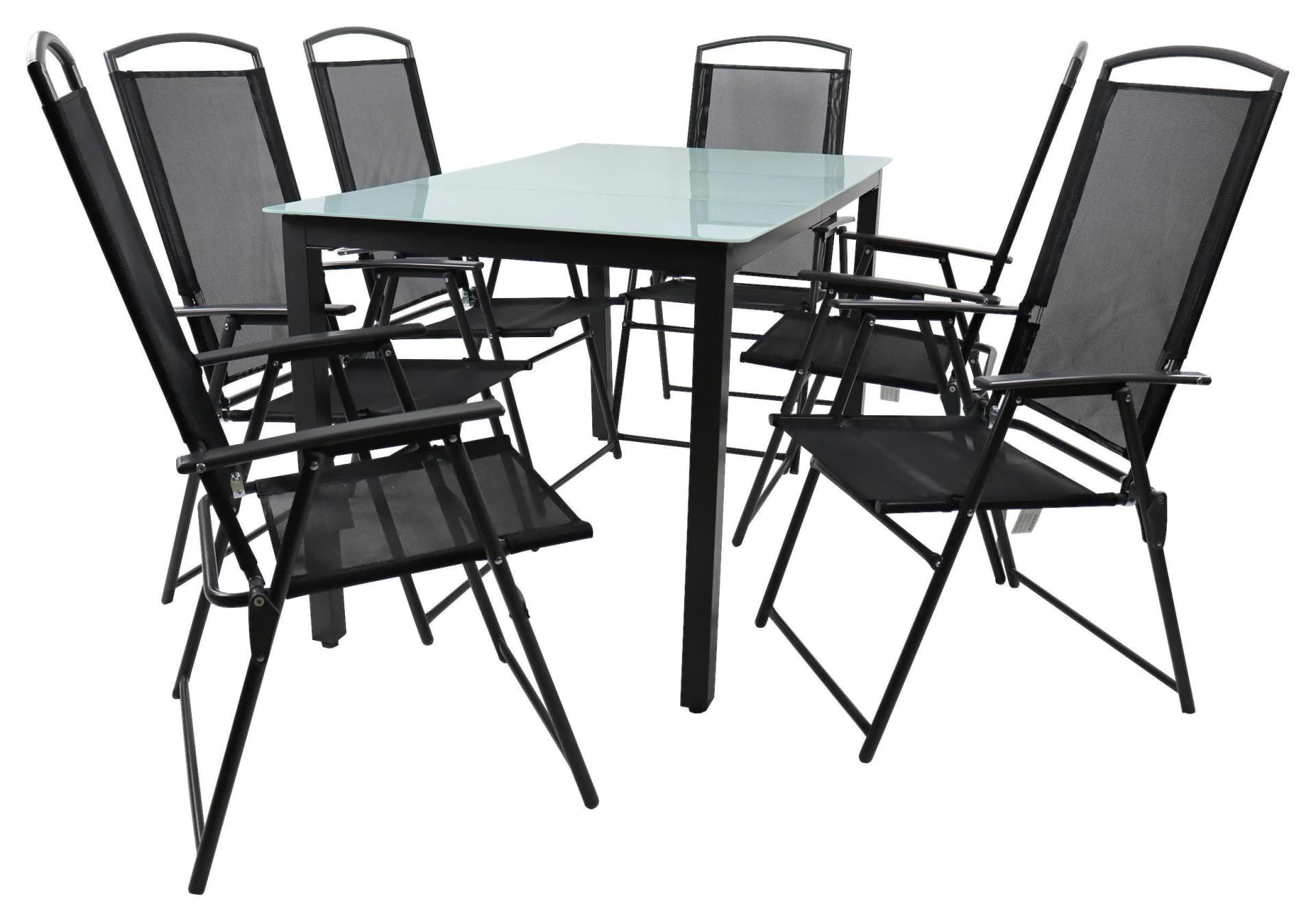 VCM 7-tlg Gartenmöbel Set Sitzgruppe Essgruppe 1x Tisch, 6x Stühle - Bild 2