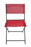 VCM Gartenstuhl Sumila 2-tlg. Rot Klappstuhl Metall Textilene Bild 3