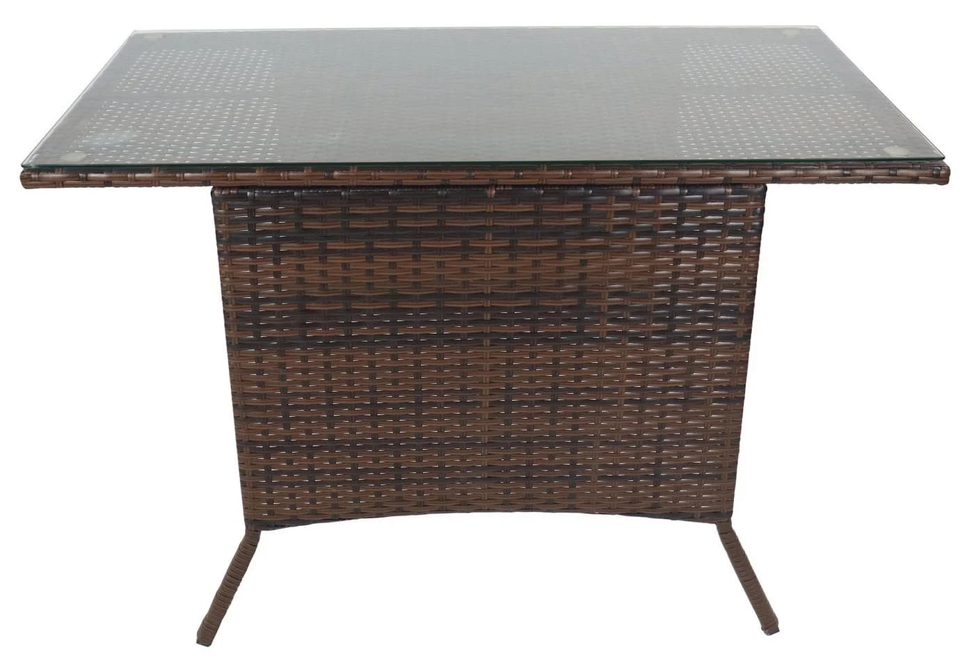 VCM Gartentisch Raloso Braun mit Glasplatte - Bild 2