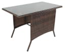 VCM Gartentisch Raloso Braun mit Glasplatte Bild 3