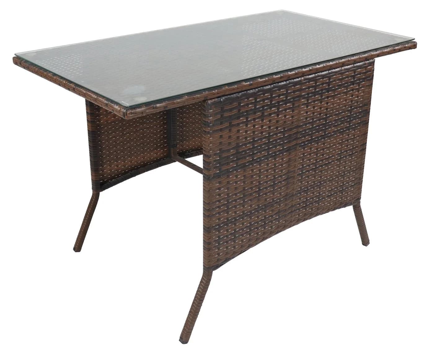 VCM Gartentisch Raloso Braun mit Glasplatte - Bild 3