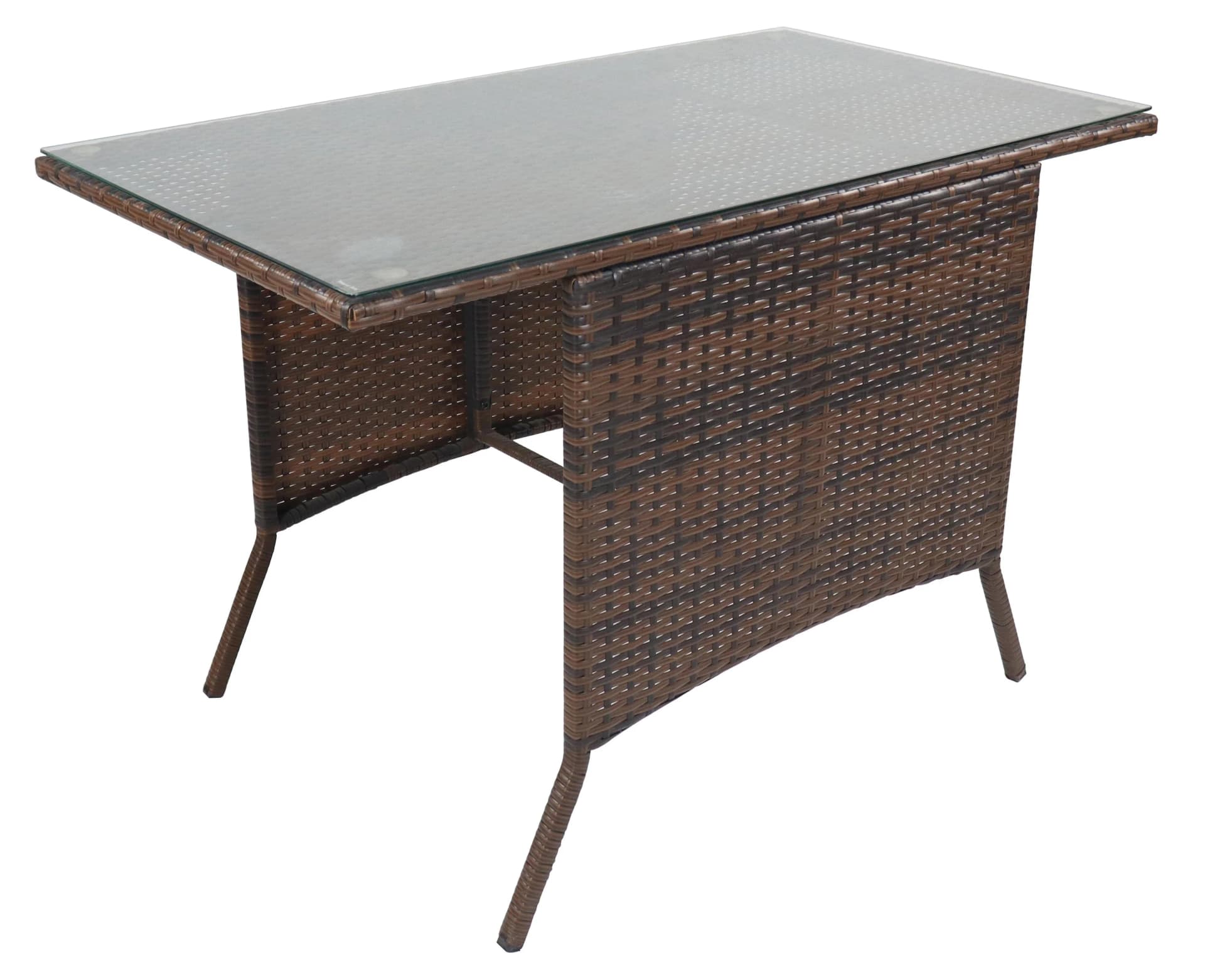 VCM Gartentisch Raloso Braun mit Glasplatte - Bild 5