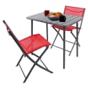 VCM 3-tlg Gartenmöbel Set Sitzgruppe Essgruppe 1xTisch, 2x Stühle Klappbar Bild 1