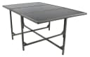 VCM Gartentisch Raloso Grau Kunstfaser Glasplatte Bild 3