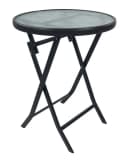 VCM Gartentisch rund klappbar Metall Glas Bild 2