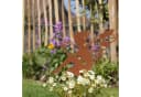 UNUS GARDEN Gartenstecker Roststecker Elfe sitzend Metall Braun Bild 5