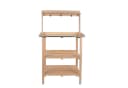 UNUS GARDEN Pflanztisch Outdoor Natur Massivholz mit Zink-Arbeitsplatte Bild 5