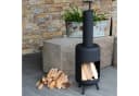UNUS GARDEN Feuerstelle Gartenkamin Schwarz Metall Bild 1