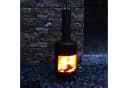 UNUS GARDEN Feuerstelle Gartenkamin Schwarz Metall Bild 3