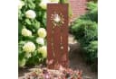 UNUS GARDEN Gartenstecker Pusteblume Metall Rostoptik Bild 3