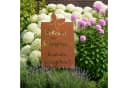 UNUS GARDEN Gartenstecker Roststecker Schild Spruch Unkraut Bild 3