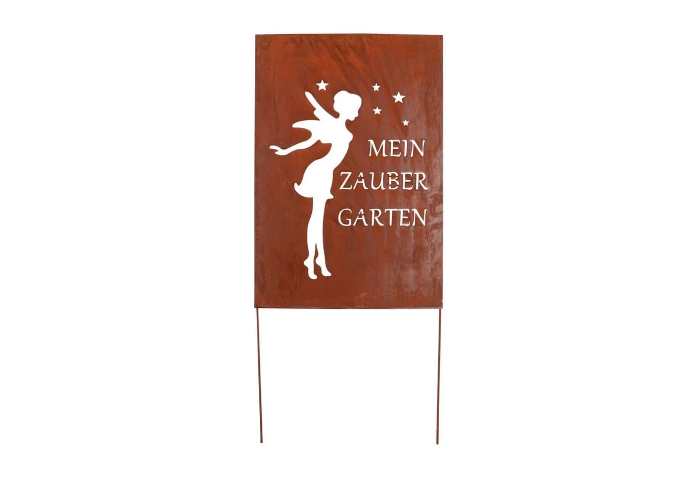 UNUS GARDEN Gartenstecker Roststecker Schild Zaubergarten Metall Rostoptik - Bild 2
